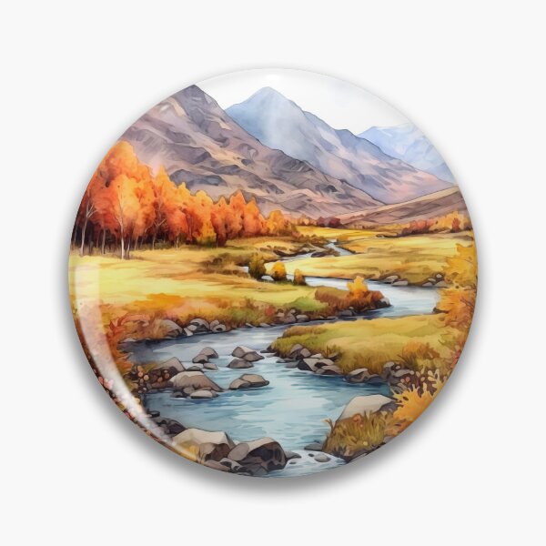 Item preview, Mountain Valley Clipart, Alpine Beauty, Majestic Peaks, Scenic Vista, Valley Serenity, Mountain Escape, Panoramic Views designed and sold by CoolorPaint.