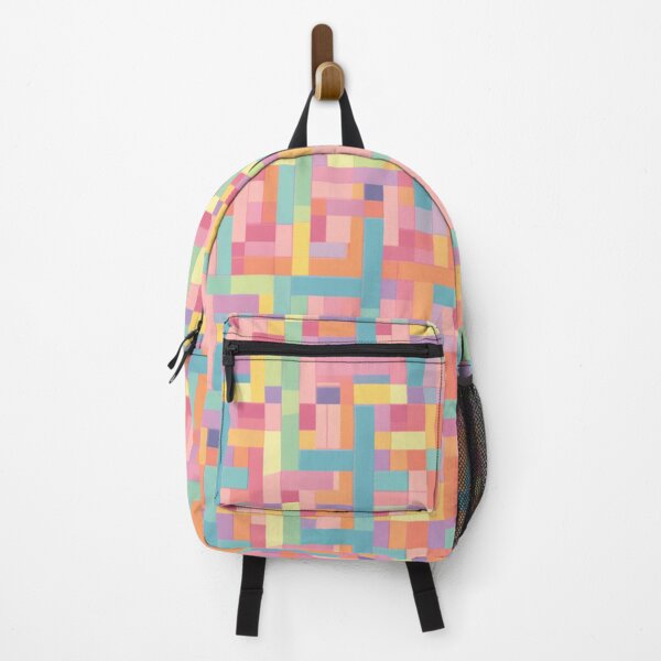 Item preview, Pixel Dreams: Whimsical Pixelation: A Colorful Intersection of Geometries designed and sold by PastelDelight.