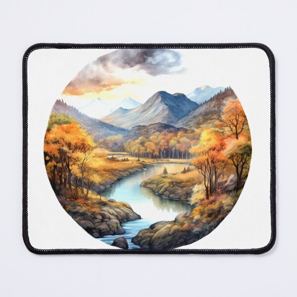Item preview, Mountain Valley Clipart, Alpine Beauty, Majestic Peaks, Scenic Vista, Valley Serenity, Mountain Escape, Panoramic Views designed and sold by CoolorPaint.
