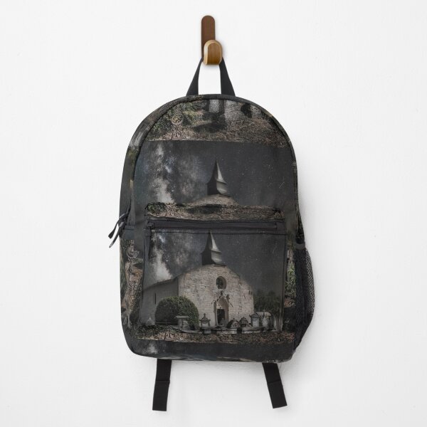 Item preview, Church and cemetery at night designed and sold by MarieClaude1954.
