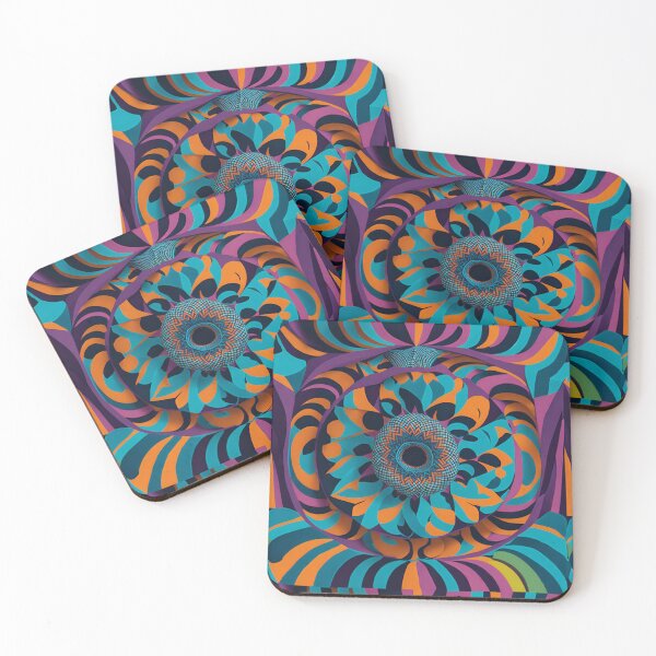 Item preview, Tranquil Illusions: A Mesmerising Op Art Masterpiece designed and sold by AmazingLab.