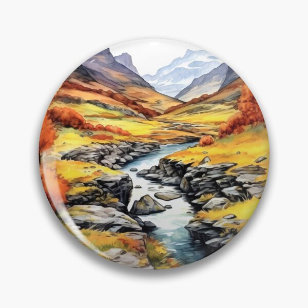 Item preview, Mountain Valley Clipart, Alpine Beauty, Majestic Peaks, Scenic Vista, Valley Serenity, Mountain Escape, Panoramic Views designed and sold by CoolorPaint.