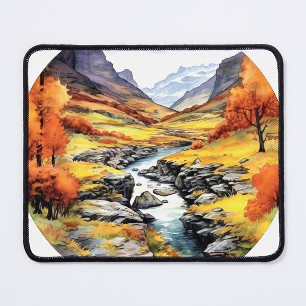Item preview, Mountain Valley Clipart, Alpine Beauty, Majestic Peaks, Scenic Vista, Valley Serenity, Mountain Escape, Panoramic Views designed and sold by CoolorPaint.