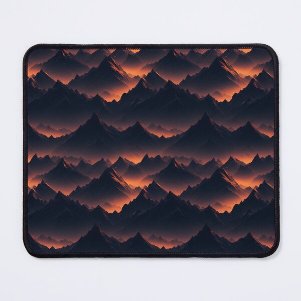 Item preview, Illustration of mountains in the sunset as a pattern designed and sold by Stefan Plach.