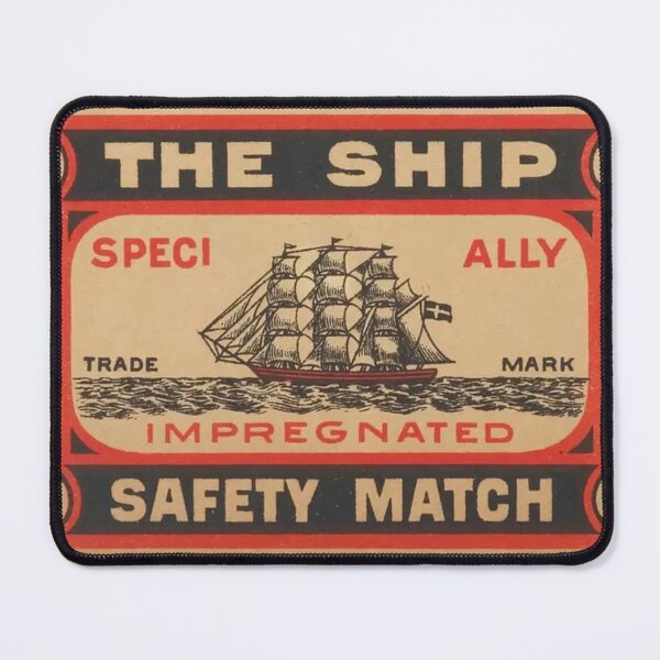 Item preview, THE SHIP SAFETY MATCHES - vintage collectors matchbox designed and sold by queensmoothy.