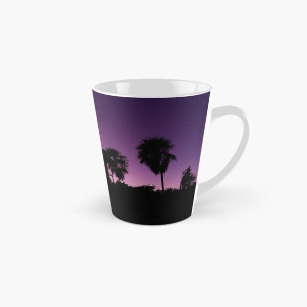 Baywatch tower silhouette sunset Tall Mug