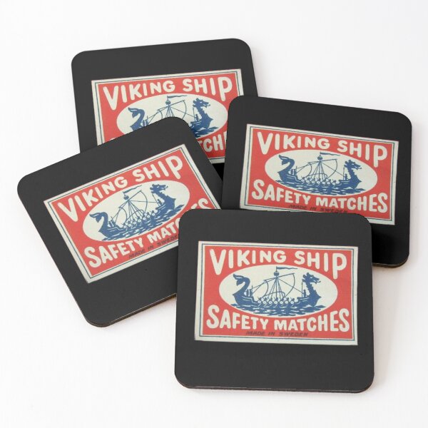 Item preview, VIKING SHIP SAFETY MATCHES SWEDEN- vintage collectors matchbox designed and sold by queensmoothy.