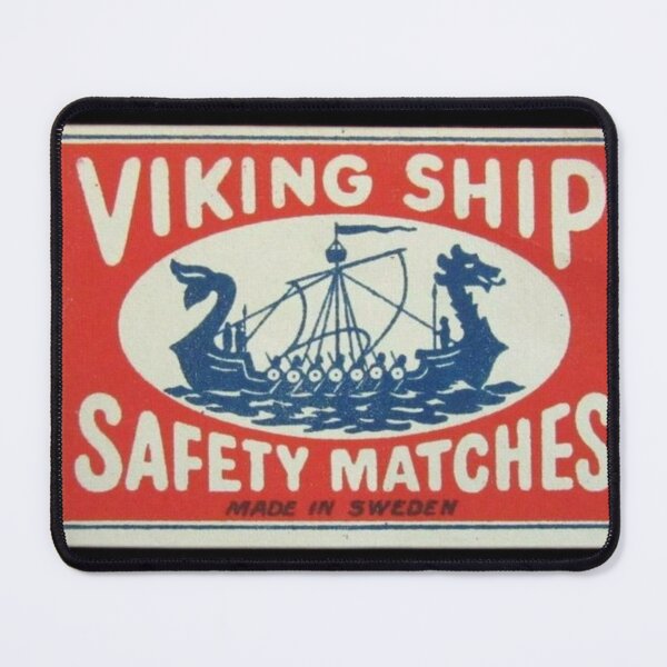 Item preview, VIKING SHIP SAFETY MATCHES SWEDEN- vintage collectors matchbox designed and sold by queensmoothy.