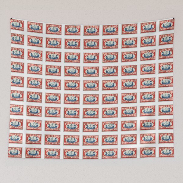 Item preview, VIKING SHIP SAFETY MATCHES SWEDEN- vintage collectors matchbox designed and sold by queensmoothy.