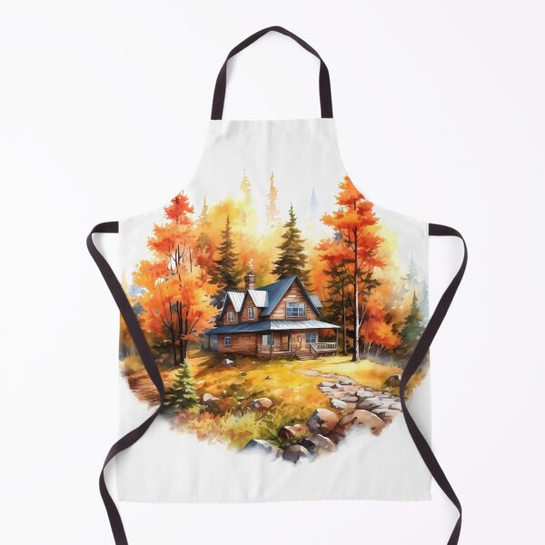 Item preview, Cozy Autumn Cottage Clipart, Fall Retreat, Autumnal Dwelling, Rustic Cosiness, Harvest Home, Seasonal Comfort, Warm Retreat designed and sold by CoolorPaint.