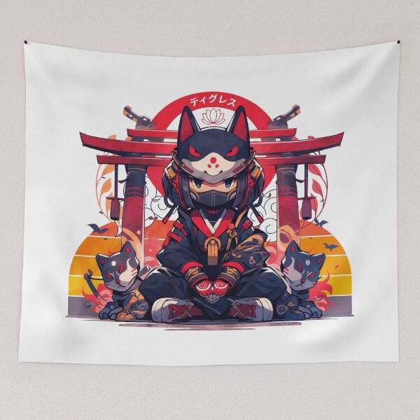 Item preview, Torii Tigress designed and sold by Chibi Cat Art Corner.