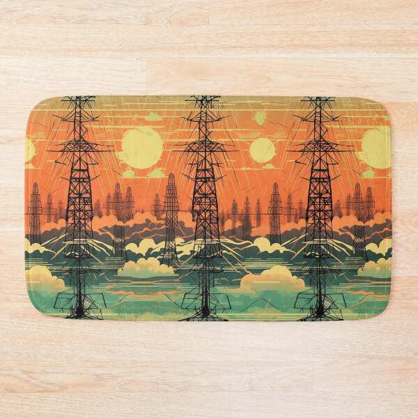 Item preview, Retro aesthetics pylons designed and sold by pinkal.
