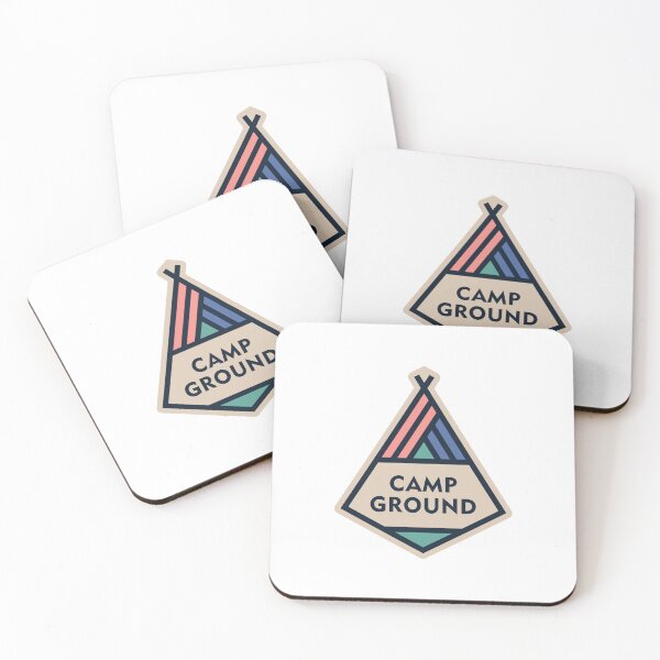 Item preview, Camping Badge Sticker Camp Ground designed and sold by megsmakesstuff.