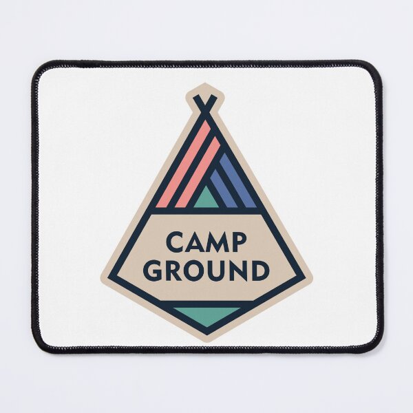 Item preview, Camping Badge Sticker Camp Ground designed and sold by megsmakesstuff.