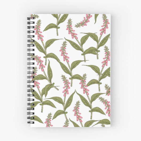 Item preview, Pink flowers, green leaves designed and sold by SparkzPress.