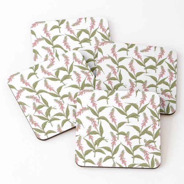 Item preview, Pink flowers, green leaves designed and sold by SparkzPress.