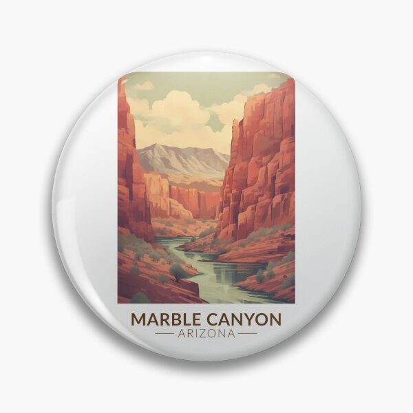 Item preview, Marble Canyon Arizona Travel Art Vintage designed and sold by KrisSidDesigns.
