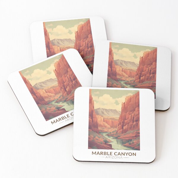 Item preview, Marble Canyon Arizona Travel Art Vintage designed and sold by KrisSidDesigns.
