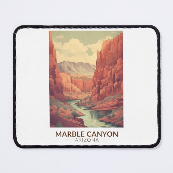 Item preview, Marble Canyon Arizona Travel Art Vintage designed and sold by KrisSidDesigns.