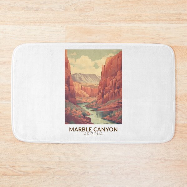 Item preview, Marble Canyon Arizona Travel Art Vintage designed and sold by KrisSidDesigns.