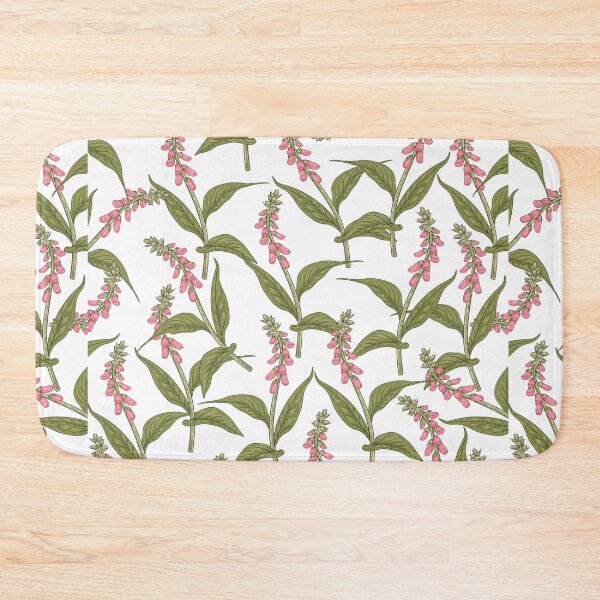 Item preview, Pink flowers, green leaves designed and sold by SparkzPress.