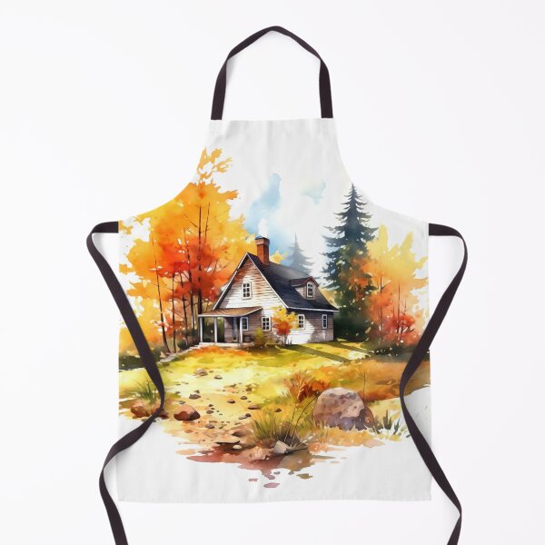 Item preview, Cozy Autumn Cottage Clipart, Fall Retreat, Autumnal Dwelling, Rustic Cosiness, Harvest Home, Seasonal Comfort, Warm Retreat designed and sold by CoolorPaint.