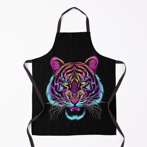 Item preview, The Neon Tiger with fierce eyes designed and sold by DesignsCreative.