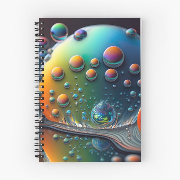 Item preview, Fractal digital artwork with rainbow colors and droplet patterns designed and sold by Pflugart.