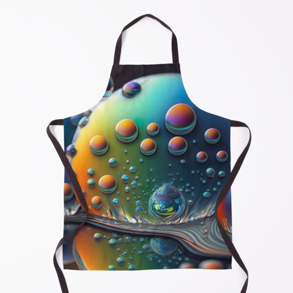 Item preview, Fractal digital artwork with rainbow colors and droplet patterns designed and sold by Pflugart.