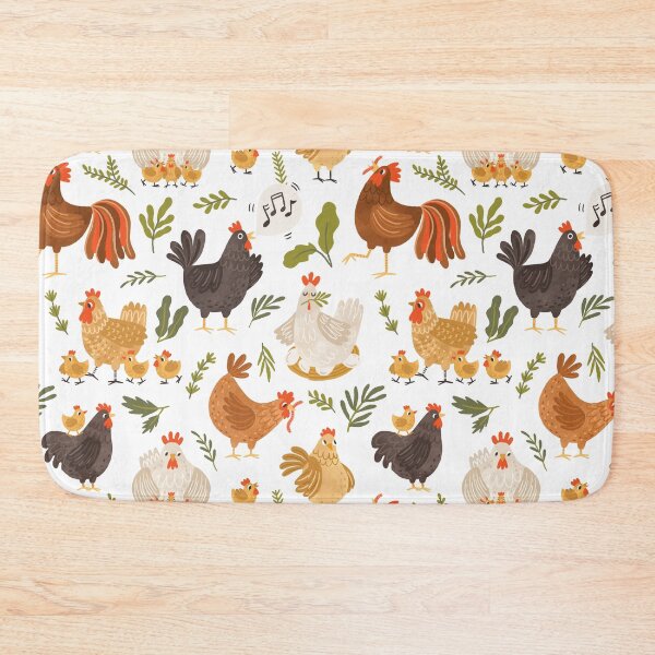 Item preview, Rooster Chicken And Hen Pattern designed and sold by TheCatmeow2000.