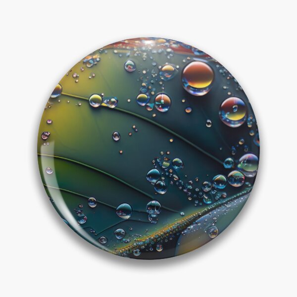 Artikelvorschau, Fraktale Digitalgrafik mit Regenbogenfarben und Tropfenmustern entworfen und verkauft von Pflugart.