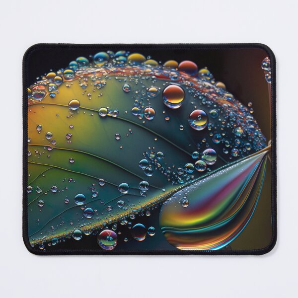 Item preview, Fractal digital artwork with rainbow colors and droplet patterns designed and sold by Pflugart.