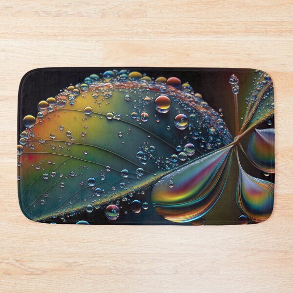 Item preview, Fractal digital artwork with rainbow colors and droplet patterns designed and sold by Pflugart.