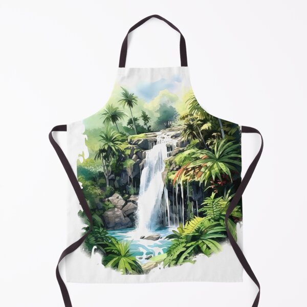 Item preview, Cascading Waterfall Clipart, Dramatic Falls, Rushing Waters, Breathtaking Cascade, Water's Dance, Dynamic Beauty, Falling Water designed and sold by CoolorPaint.