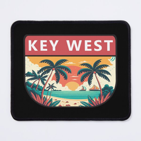 Item preview, Key West Florida Retro Emblem designed and sold by KrisSidDesigns.