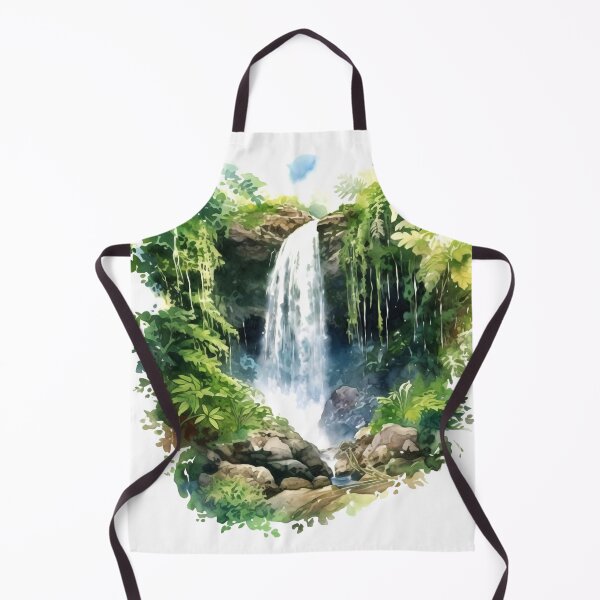 Item preview, Cascading Waterfall Clipart, Dramatic Falls, Rushing Waters, Breathtaking Cascade, Water's Dance, Dynamic Beauty, Falling Water designed and sold by CoolorPaint.
