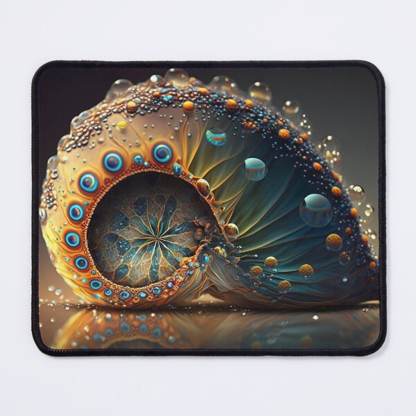 Item preview, Fractal digital artwork with rainbow colors and droplet patterns designed and sold by Pflugart.