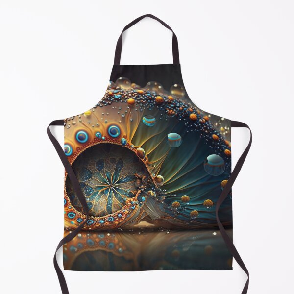 Item preview, Fractal digital artwork with rainbow colors and droplet patterns designed and sold by Pflugart.