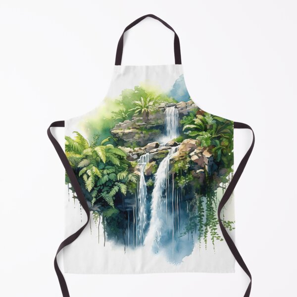 Item preview, Cascading Waterfall Clipart, Dramatic Falls, Rushing Waters, Breathtaking Cascade, Water's Dance, Dynamic Beauty, Falling Water designed and sold by CoolorPaint.