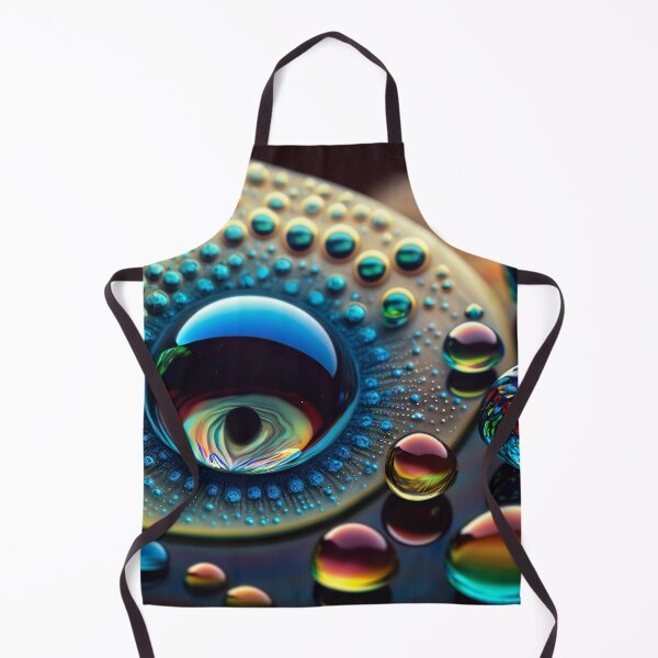 Item preview, Fractal digital artwork with rainbow colors and droplet patterns designed and sold by Pflugart.