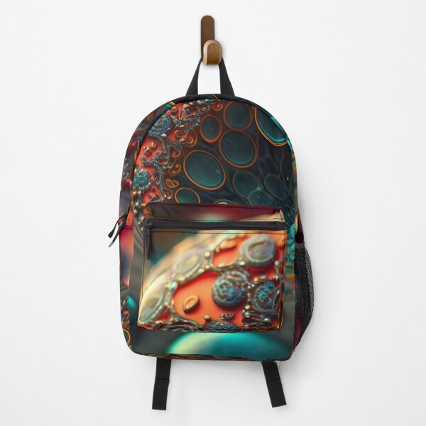 Item preview, Fractal digital artwork with rainbow colors and droplet patterns designed and sold by Pflugart.