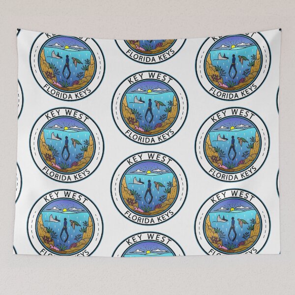 Item preview, Key West Florida Scuba Badge designed and sold by KrisSidDesigns.