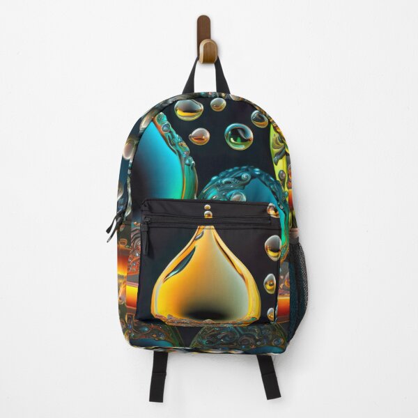 Item preview, Fractal digital artwork with rainbow colors and droplet patterns designed and sold by Pflugart.