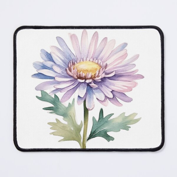 Item preview, Watercolor Aster Flower designed and sold by supersassafras.