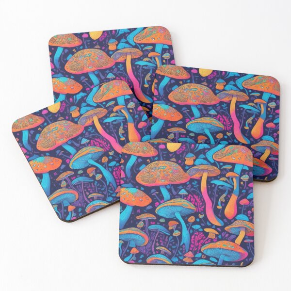 Item preview, Trippy Mushroom Land , Psychedelic Art, Mushroom Lovers Paradise designed and sold by SchmancyPrints.