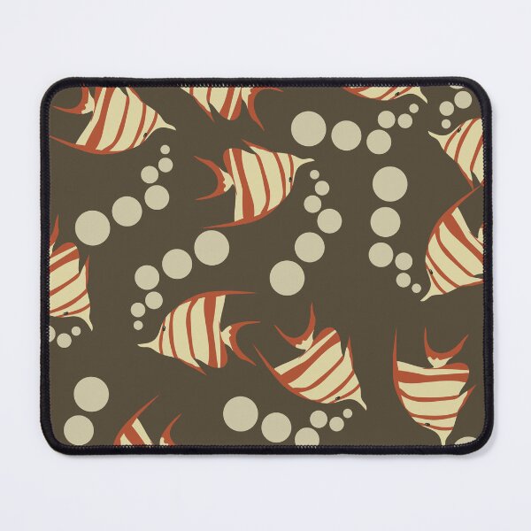 Item preview, fish and bubbles (cream yellow orange and brown) designed and sold by kim tang.