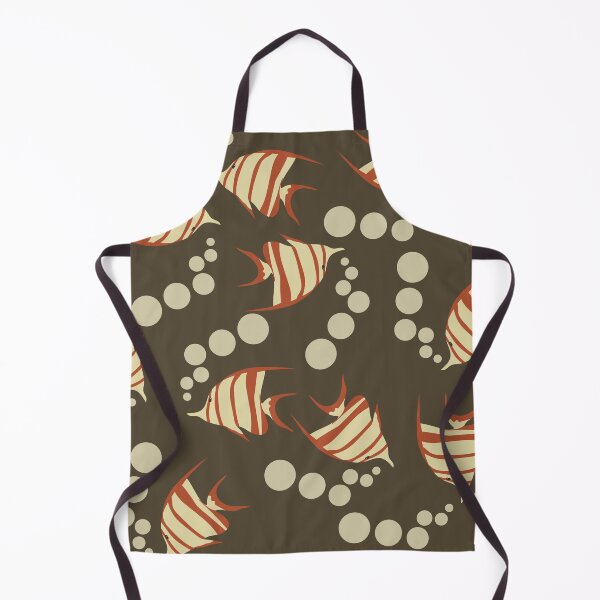 Item preview, fish and bubbles (cream yellow orange and brown) designed and sold by kim tang.