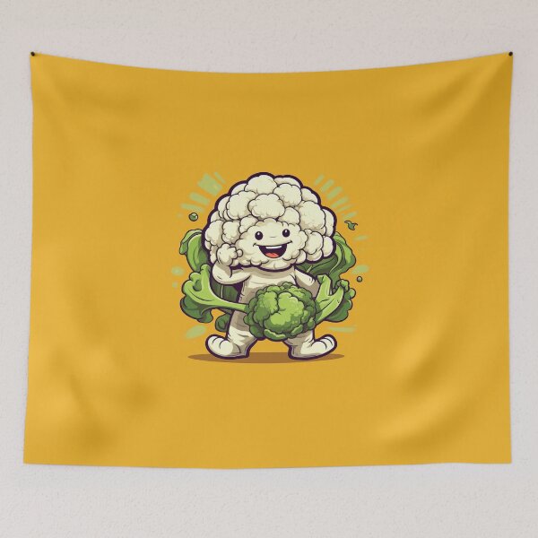Item preview, Dancing Cauliflower Happy Yellow designed and sold by LilyBell6.