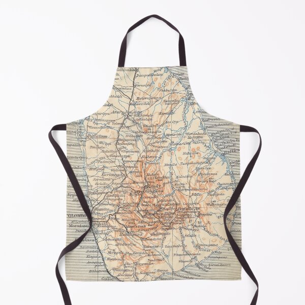 Item preview, Vintage Map of Sri Lanka (1914) designed and sold by BravuraMedia.