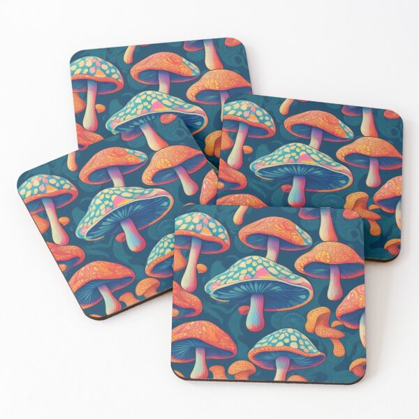 Item preview, Groovy Fungii Land, Retro Look designed and sold by SchmancyPrints.